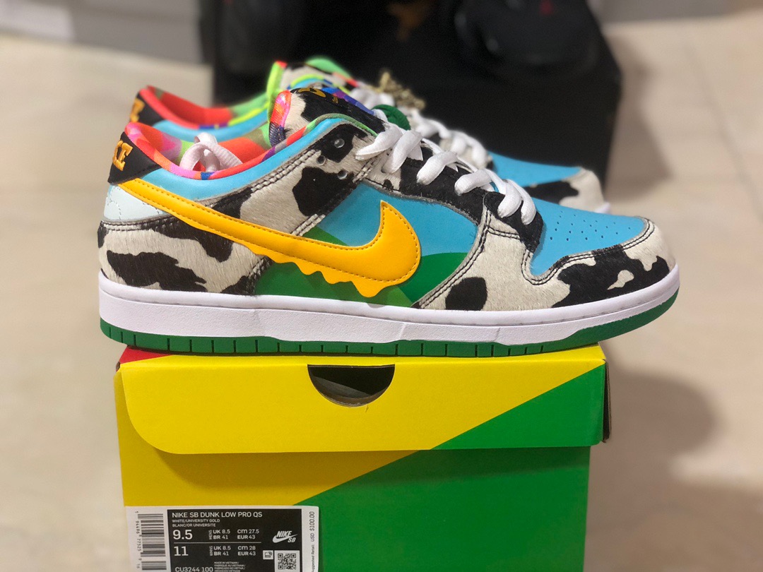 [NIKE] 나이키 SB 덩크 로우 x 밴 엔 제리스 청키 덩키 Ben & Jerry\\\'s Chunky Dunky CU3244-100 남녀공용 (H12공장)