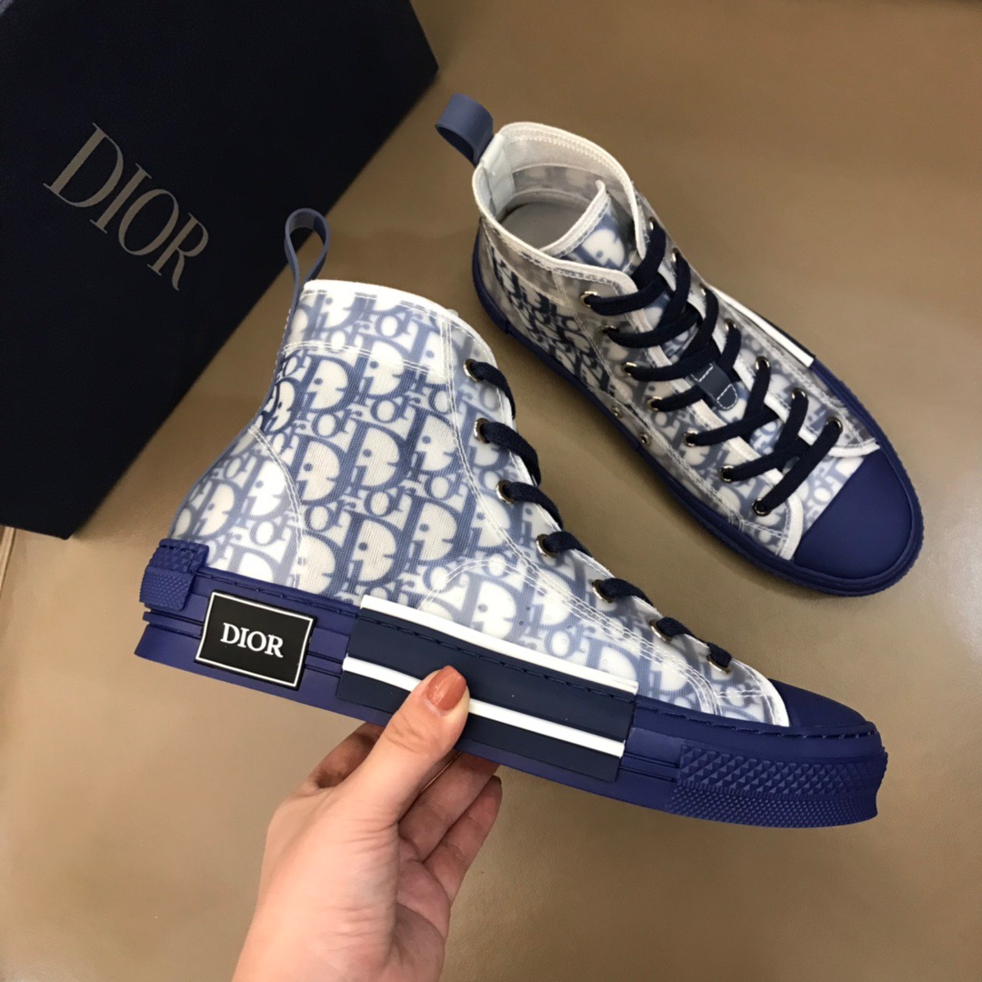 [DIOR] 20SS 디올 오블리크 테크니컬 캔버스 B23 하이탑 남녀공용