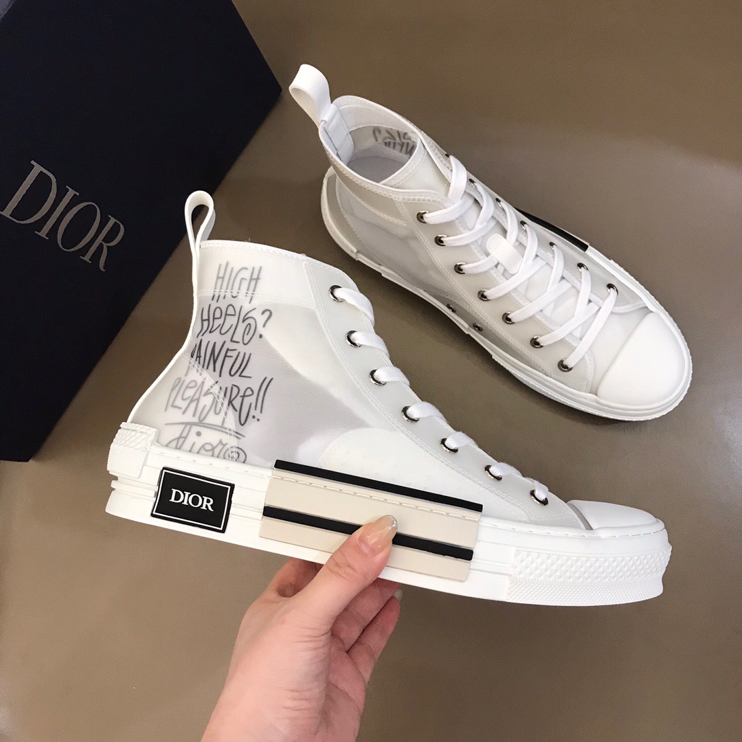 [DIOR] 20SS 디올 오블리크 테크니컬 캔버스 B23 하이탑 남녀공용