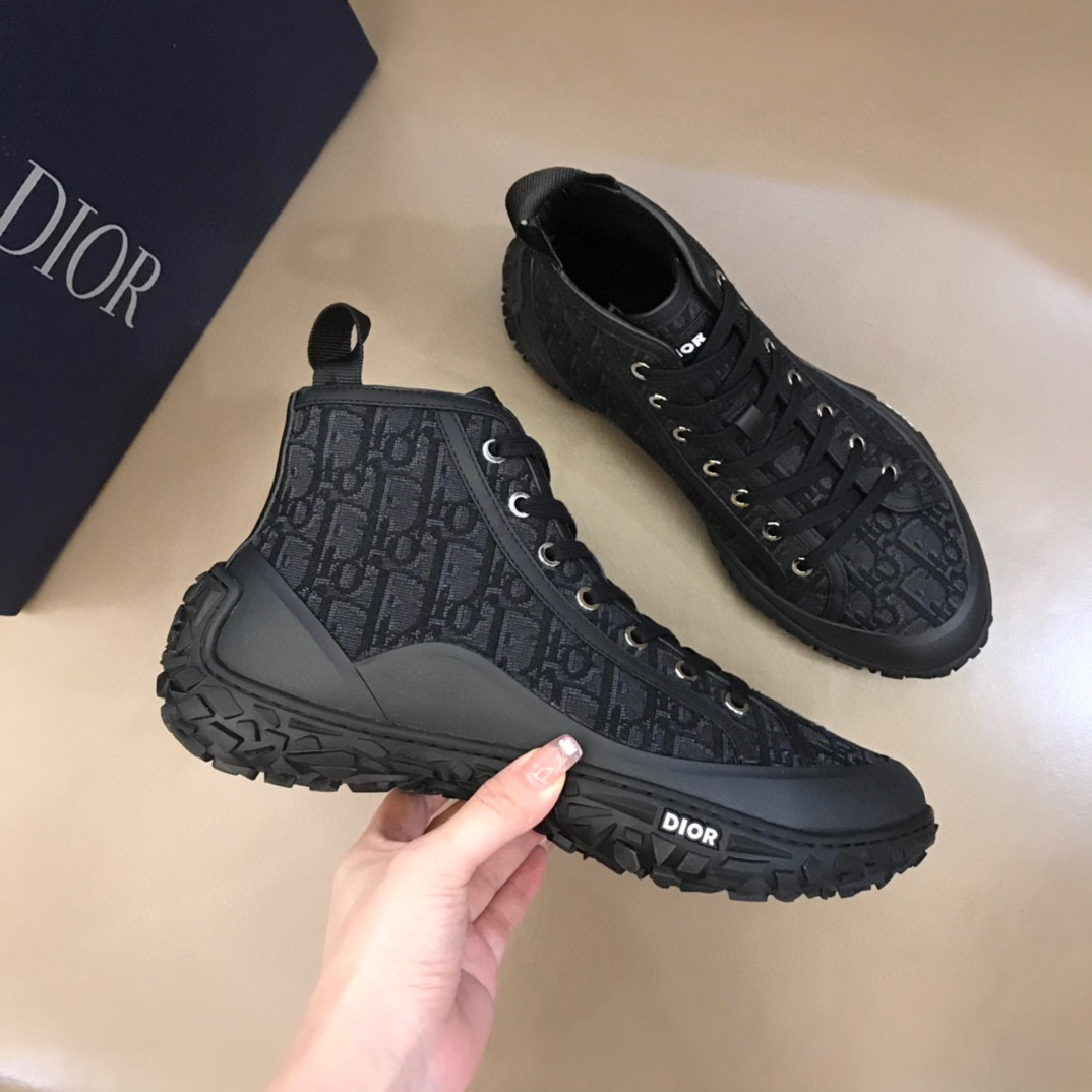 [DIOR] 디올 B28 오블리크 하이 스니커즈 남녀공용