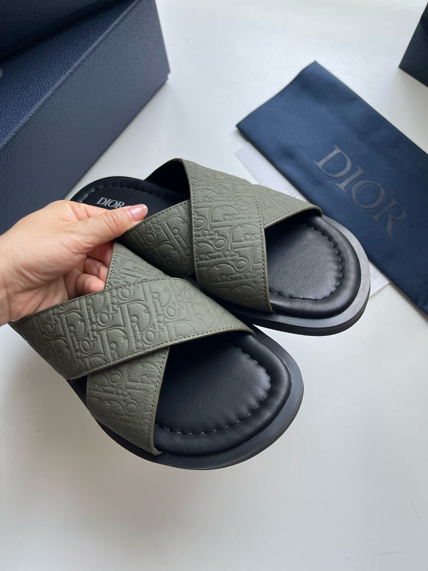 [DIOR] 디올 알리아스 샌들 슬리퍼 남성용